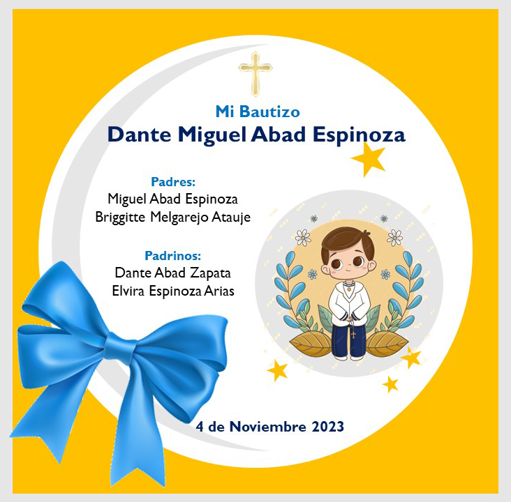 Diseño bautizo 2